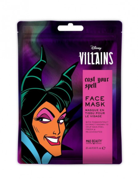 Mad Beauty Disney Villains Maleficent maschera in tessuto 25 ml