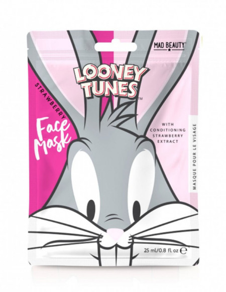 Mad Beauty Looney Tunes Bugs Bunny maschera in tessuto 25 ml
