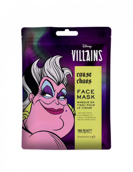 Mad Beauty Disney Ursula Face Mask in tessuto 25 ml