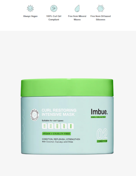 Imbue Curl Restoring Intensive Mask 300ml