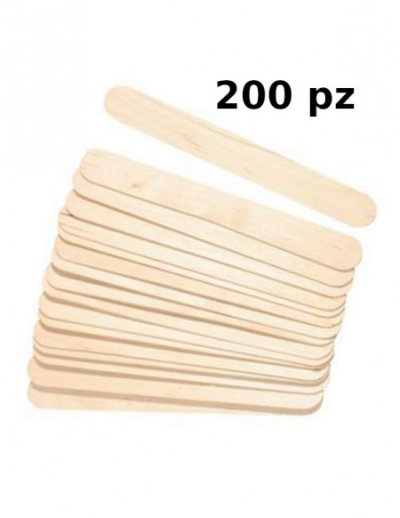 Spatole per ceretta in legno 200 pz