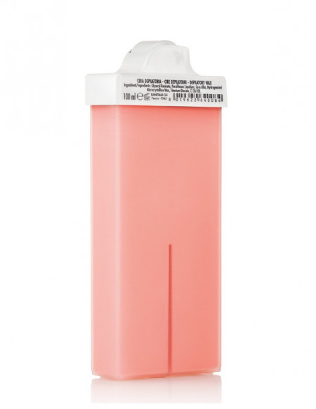 Depiwell cera depilatoria con rullo stretto titanio rosa 100ml